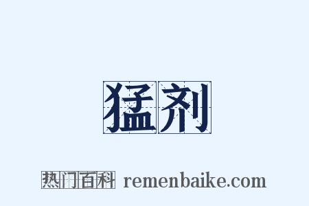 猛剂是什么意思的图片